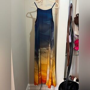 Lafayette 148 New York Blue Dress Leonissa